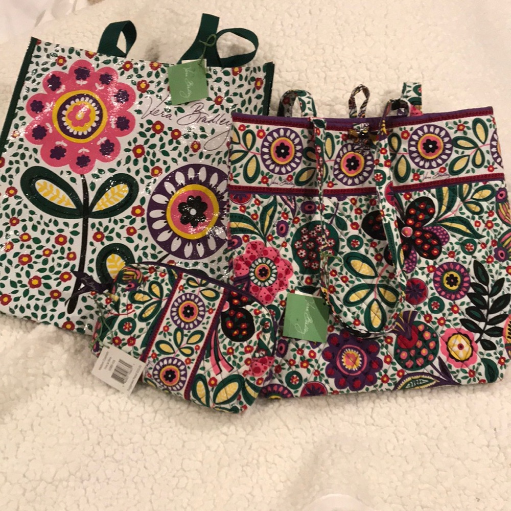 Tote, cosmetic bag, shopper tote (3 items)